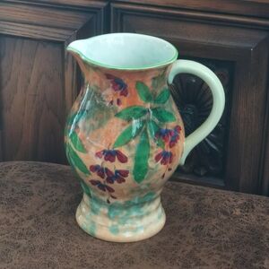 Royal Doulton Multicolor Floral Pitcher /Vase